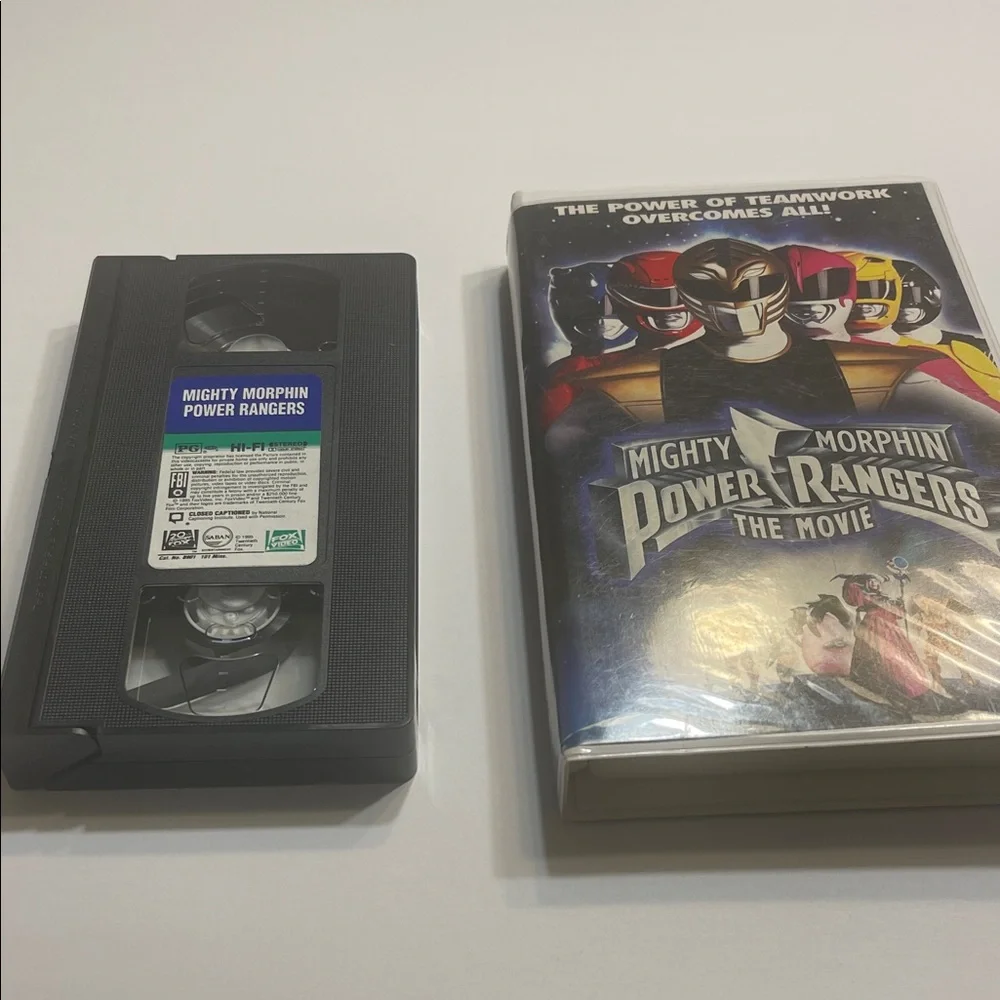 Mighty Morphin Power Rangers The Movie VHS - Picture 5 of 7